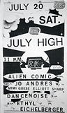 Alien Comic - July High - with Jo Andres, Mimi Goese - Elliot Sharp - Dancenoise - Ethyl Eichelberger at 8 B.C.