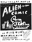 Alien Comic and Suzy Schneider at King Tuts Wah Wah Hut