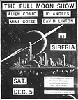 Alien Comic Full Moon Show with Jo Andres Mimi Goese and David Linton at Siberia